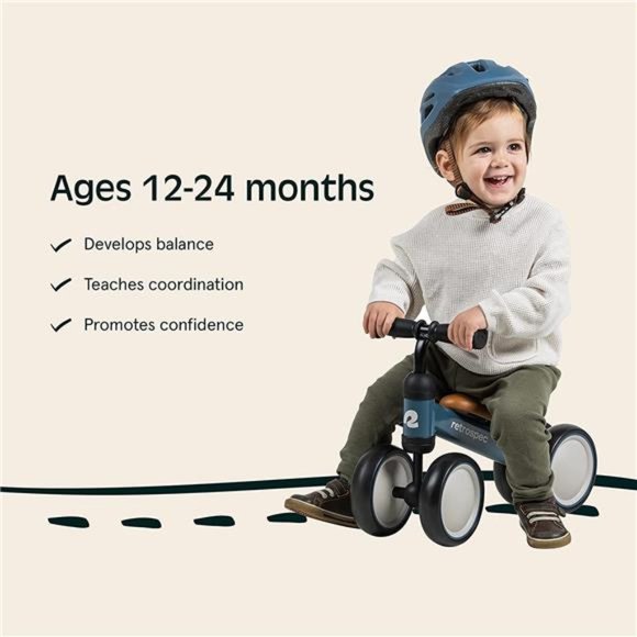 Cricket Baby Walker Balance Bike with 4 Wheels for Ages 12-24 months - Picture 16 of 16